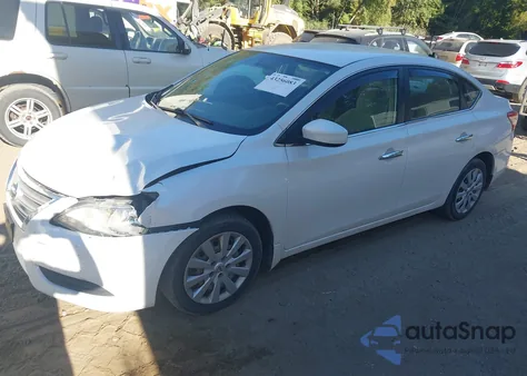 2013 Nissan Sentra Sv z USA, uszkodzony, nr VIN 3N1AB7APXDL626847